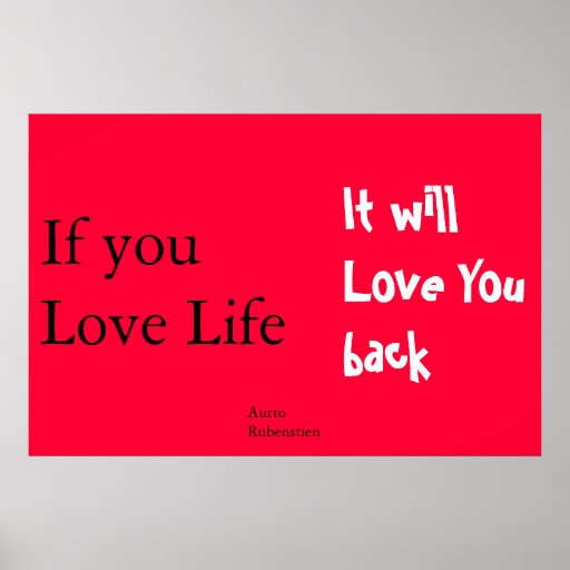 life lover print