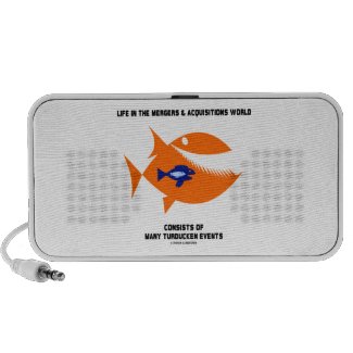 Life Mergers & Acquisitions World Turducken Fish Laptop Speaker