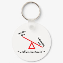 Life of an Accountant keychains