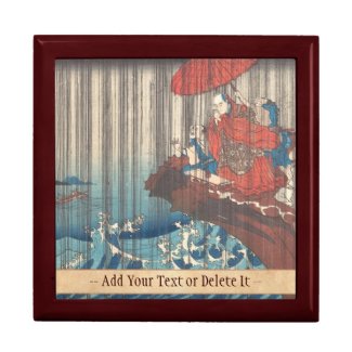 Life of Nichiren Prayer for Rain Answered Utagawa Gift Boxes