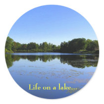 Life on a Lake - Large Stickers by shellmart Life on a Lake - Large Stickers