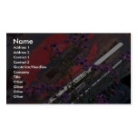 Life or death business card template