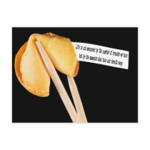 Life Quote fortune cookie Postcard