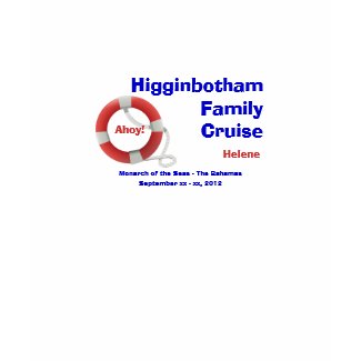 Life Ring Personalized Cruise Shirt zazzle_shirt