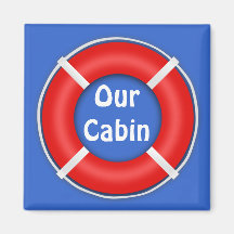 Life Ring Stateroom  Door Marker Refrigerator Magnet