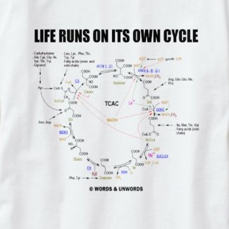 Life Runs On Its Own Cycle (Krebs Cycle - TCAC) shirt