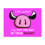 life sucks? postcard