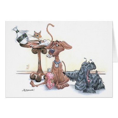 Life With Sarge Greeting Cards by Brian_Beausoleil