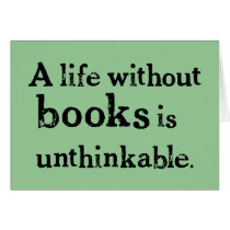 Life Without Books Cards