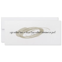 Life Without Love Custom Invitation