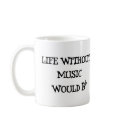 Life Without Music mugs