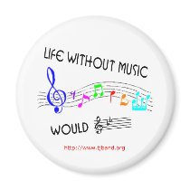 Life without music would B Flat 2 magnets