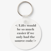 Life Would Be Easier Keychain by Superstarbing Life Would Be Easier Keychain