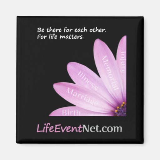 LifeEventNet.com Daisy Magnet