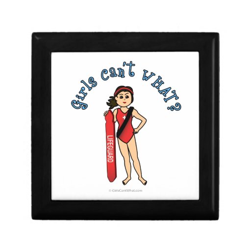 Lifeguard Girl - Light Jewelry Box