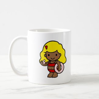 Lifeguard girl mug