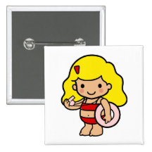 Lifeguard girl pins
