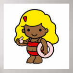 Lifeguard girl poster