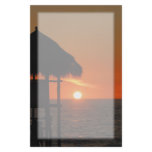 Lifeguard Hut at Sunset Stationery Paper