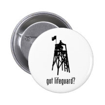 Lifeguard Pinback Buttons