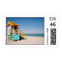 Lifeguard Tower 1 postage by aestheticchaos Lifeguard Tower 1 postage
