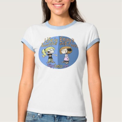 LifeIsBeautifulTee T-shirt by SwansonIllustration
