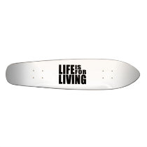 LIFEISFORLIVING+BLACK+PROD SKATEBOARD