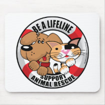 Lifeline : Support Amimal Rescue Mouse Mat