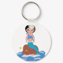 Lifen the Mermaid Keychain by KirstenEdwards Lifen the Mermaid Keychain