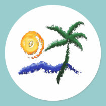 Life's a Beach stickers