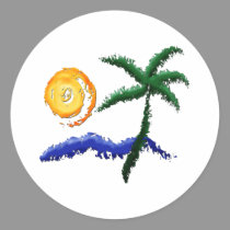 Life's a Beach stickers