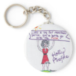 Life's a Big Fat Menstrual Period Key Chain