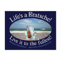 Life's a Bratsche postcards