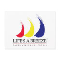 Life's a Breeze™_Santa Monica postcard by FUNauticals Life's a Breeze™_Santa Monica postcard