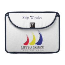 Life's a Breeze®_Yachting USA personalized Sleeve For Macbook Pro