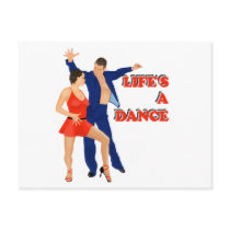 Life's A Dance Post Card