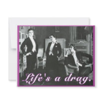 Life's a Drag Custom Invites