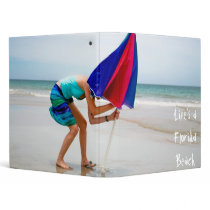 Life's a Florida Beach Notebook binders by craiglitten Life's a Florida Beach Notebook binders