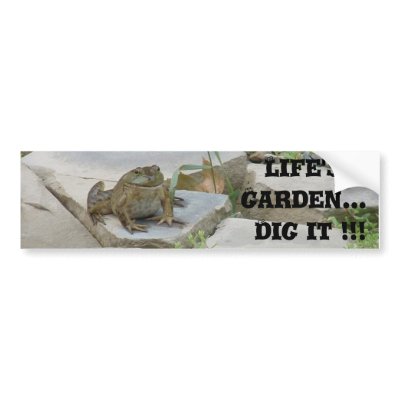 Life's a Garden Bumper Stickers by ladyfirebird93