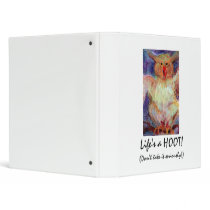 Life's a HOOT!, binders