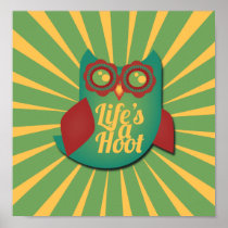 Life's a Hoot owl Print