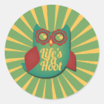 Life's a Hoot owl Stickers
