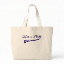 Lifes a Pitch! Canvas Bags