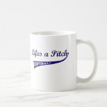 Lifes a Pitch! Coffee Mugs