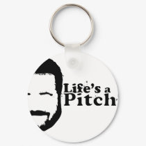 Lifes a Pitch! keychains by meatloaf Lifes a Pitch! keychains
