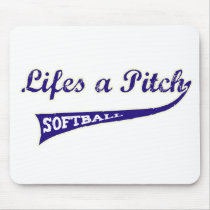 Lifes a Pitch! mousepads