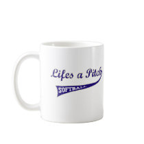 Lifes a Pitch! Coffee Mugs