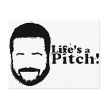 Lifes a Pitch! postcards