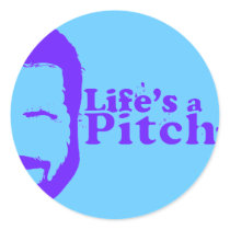 Lifes a Pitch! stickers