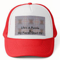 Lifes A Puzzle hats by Debrene Lifes A Puzzle hats